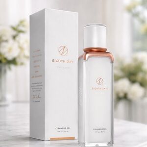 Eighth Day Cleansing Gel 1.7 oz Luxury Peptide Anti-Aging Clean Beauty Skincare